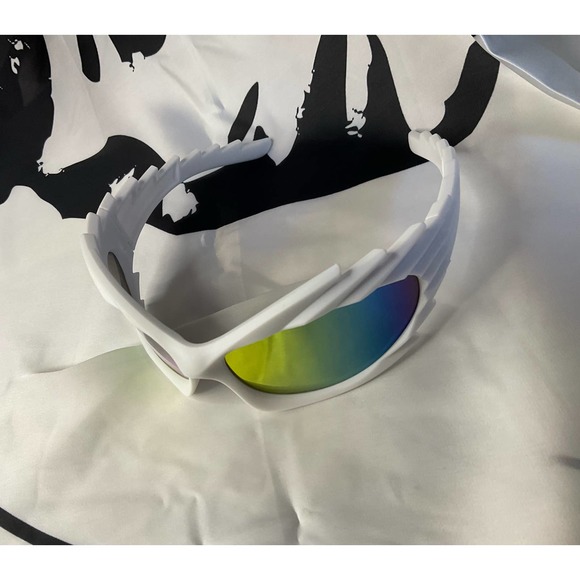 Unisex hip hop cat eye oversized sunglasses - Picture 4 of 4